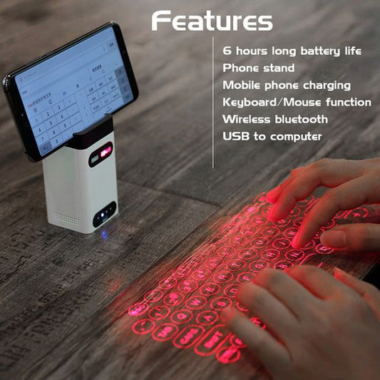 FST Virtual Laser Keyboard: Bluetooth and Wireless with mouse function
